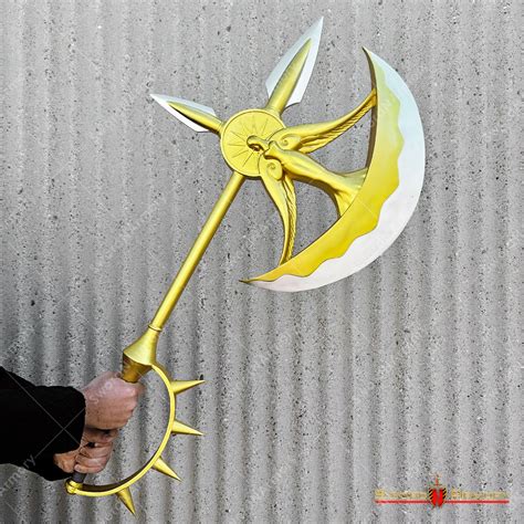 40" Rhitta Escanor Lion Pride Sin Axe Fiber Glass Anime Manga Cosplay ...