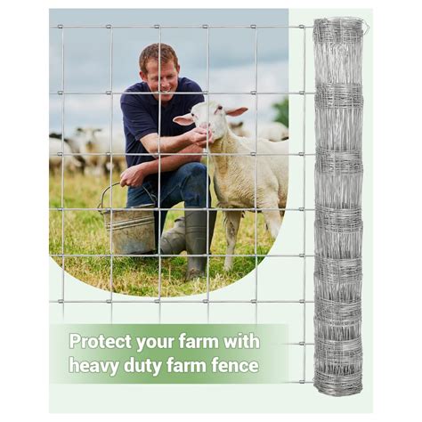 Farm Fence, Home Heavy Galvanized Goat Fence, Cattle Fence, Deer Fence, Heavy Zinc Coating Hog ...