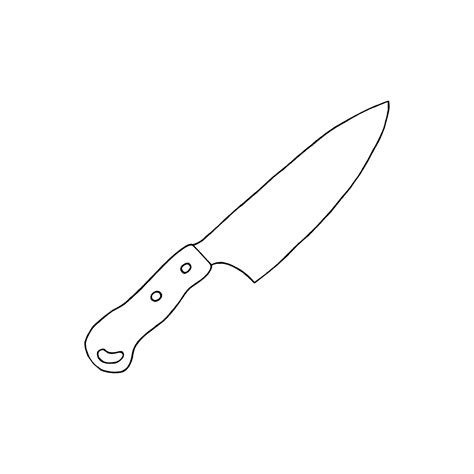 Drawing Of Knife