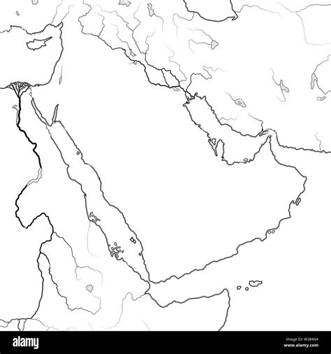 Arabian Peninsula World Map