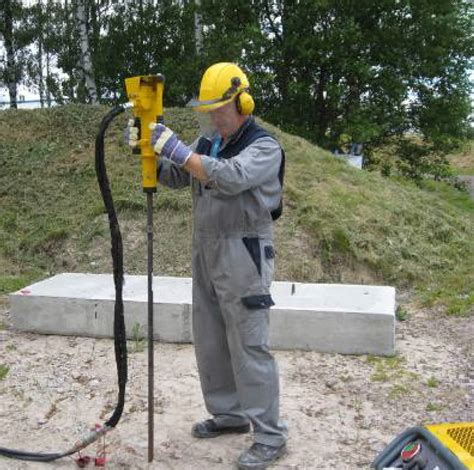 Hydraulic Ground Rod Drivers: Crowder Hydraulic Tools, Fence post driver, signpost, road ...