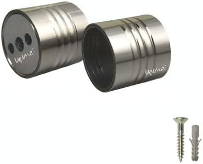 Ddrapes - 6 SS Wall to Wall Bracket for 1 Inch Curtain Rod : Amazon.in ...