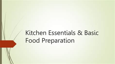 Basic Cooking Prep 的图像结果