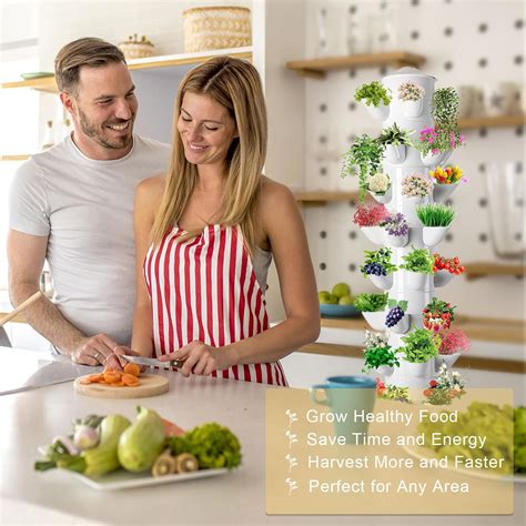 LGEXRCH 30 pods Hydroponics Tower Growing System Indoor India | Ubuy