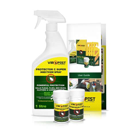 Carpet and Clothes Moth Spray + Insecticide Fumers (2 Pack) – ViroPest