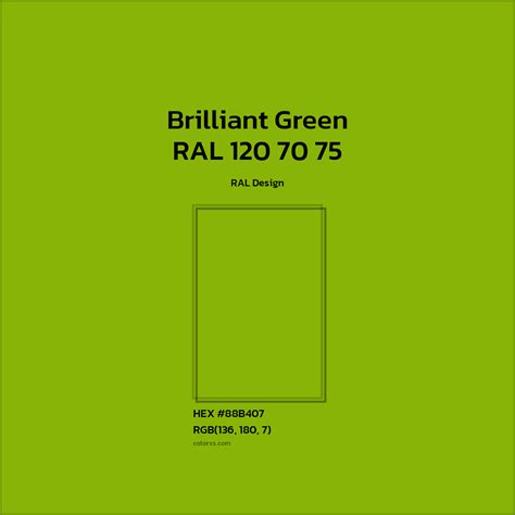 About RAL 120 70 75 - Brilliant Green Color - Color codes | matching ...