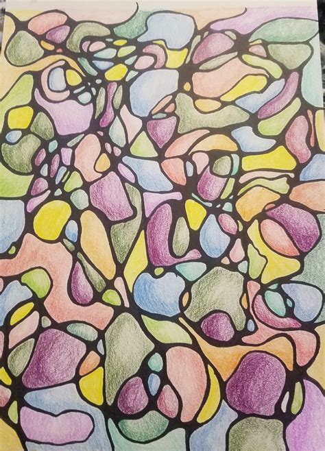 Zentangle Pattern Art Project