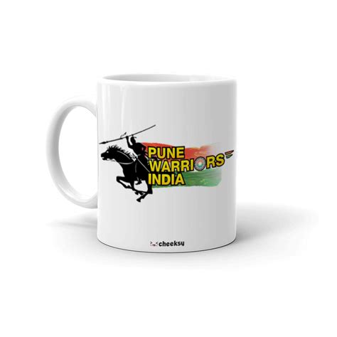 Buy cheeksy Pune Warriors India Printed Coffee Tea Milk Mug 300 ml ...
