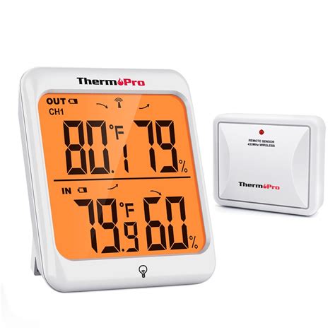 ThermoPro TP63A Waterproof Indoor Outdoor Thermometer Digital Wireless ...