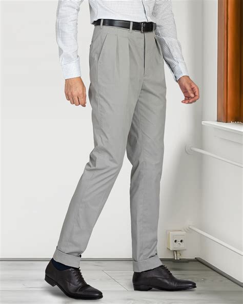 Pleated Dark Grey Dress Pant – Luxire Custom Clothing