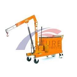Floor Cranes - Manual Hydraulic Floor Crane Manufacturer from Ahmedabad