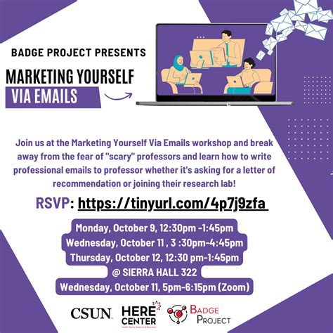 Marketing Yourself Via Email | California State University, Northridge