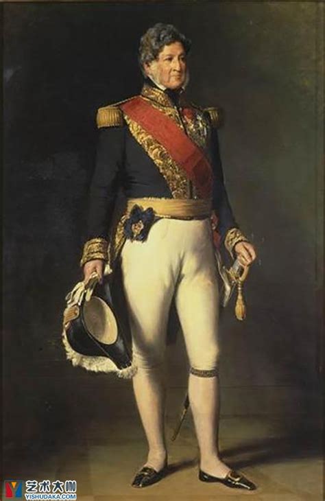 法国国王_路易·菲利普一世法国国王油画经典作品欣赏_温特哈尔特-艺术大咖