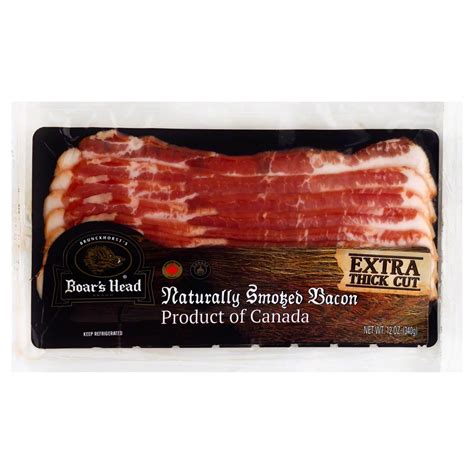 Boar's Head Extra Thick Cut Naturally Smoked Bacon - Shop Bacon at H-E-B