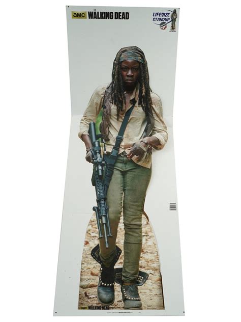 Lot 139 | WALKING DEAD CHARACTER MICHONNE GRIMES STAND UP POSTER