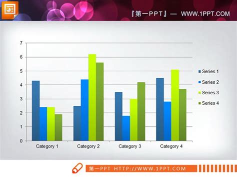 欧美多彩商务数据图表第四套PPTppt模板免费下载-PPT模板-千库网