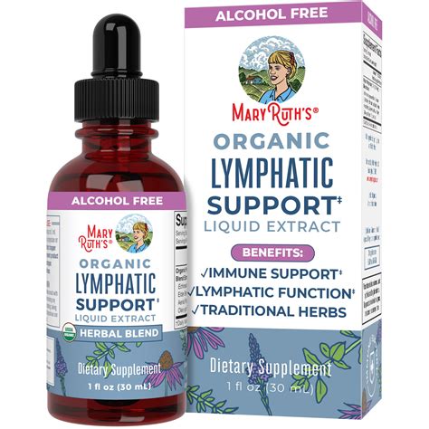 Lymphatic Support Herbal Liquid Supplement – MaryRuth Organics