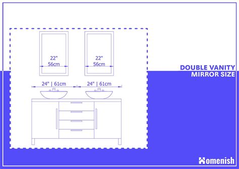 How to Choose a Double Vanity Mirror Size
