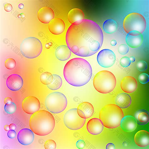 多彩泡泡图片设计元素素材免费下载(图片编号:6121992)-六图网