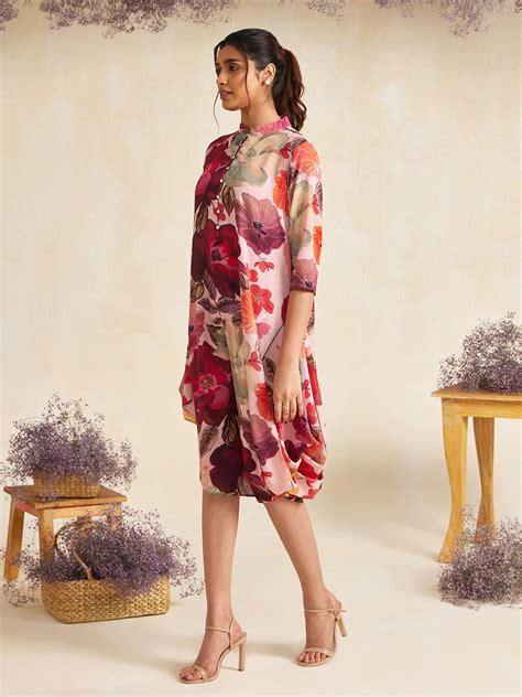 Buy Pink Zinni Sam Dress Online - Chique