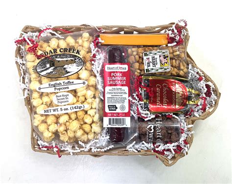 Iowa Shaped Gift Basket – Heart of Iowa Market Place