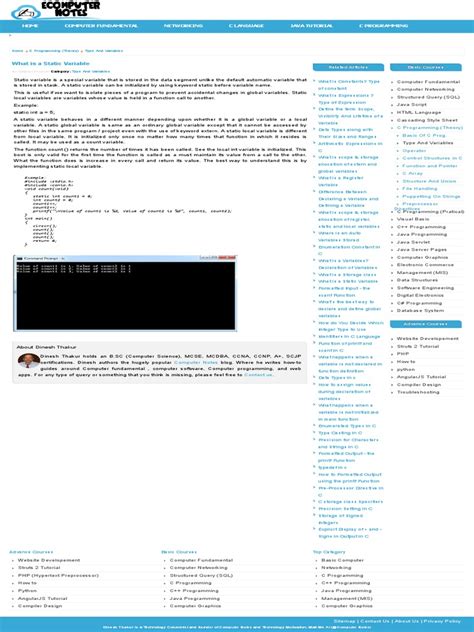 Image result for What Is Static Variable