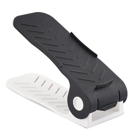 SpaceOrganizer Adjustable Shoe Slots Organizer Space Saver Double Deck ...