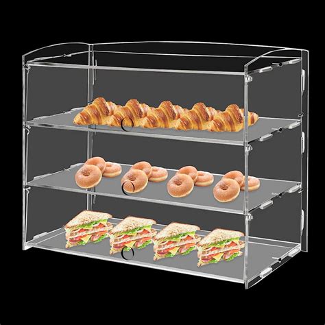 Buy Acrylic Display Case, Acrylic Bakery Pastry Case Countertop Display ...