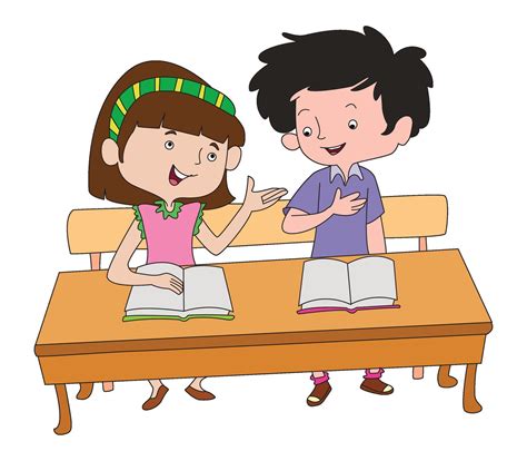 Discuss Two Students Cartoon 的图像结果