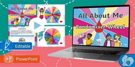 All About Me Spinner - Random Facts About Me Game - Twinkl