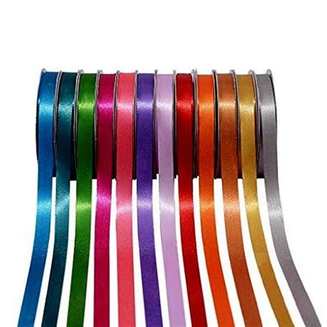 DIY Crafts Design # No 2, Satin Ribbons, Satin Ribbons, 12 Rainbow ...
