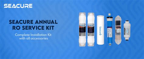 Seacure Complete 80 GPD RO Water Purifier Service Kit | Universal RO ...