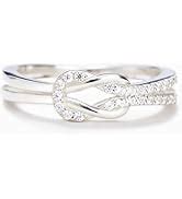 FABUNORA 925 Sterling Silver Cubic Zirconia Crystal Peacock Necklace ...