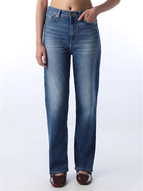 High Rise Troy Straight Fit Jeans