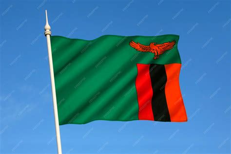 Premium Photo | Flag of zambia