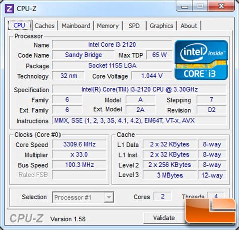 Intel Core i3-2120 3.3GHz Sandy Bridge Processor Review - Legit Reviews
