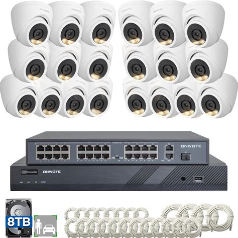 Amazon.com : ONWOTE 32 Channel PoE Security Camera System, AI Human ...