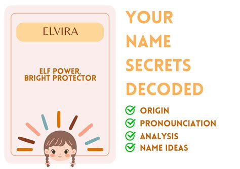 Elvira - Girl Name Meaning and Pronunciation