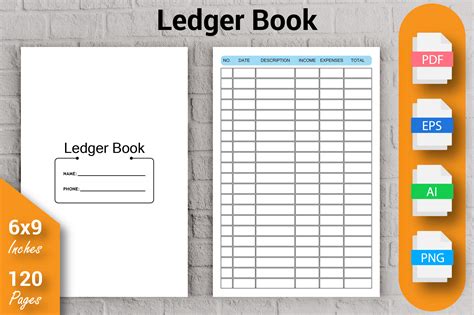 Image result for Ledger Book Examples