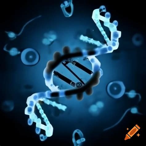 DNA molecule crafted from watches as components on Craiyon - components of a watch