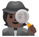 🕵🏿 Detective: dark skin tone emoji copy paste png download