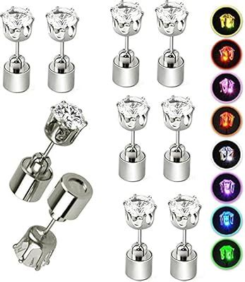 Ayamaya LED Light Up Earrings, LED Studs Earrings Party India | Ubuy