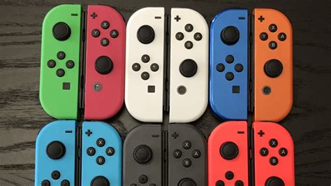 Nintendo Switch Joy-Controller Pair Joy-Con Attach To Main Console Used ...