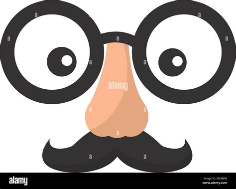 Fake Mustache Cut Out Stock Images & Pictures - Alamy