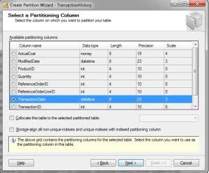 SSMS Partition Wizard 的图像结果