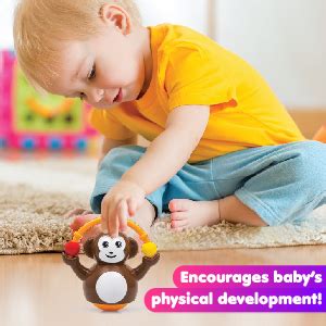 Buy Giggles Funskool Push N Crawl Monkey, Activity & Learning Toy for ...