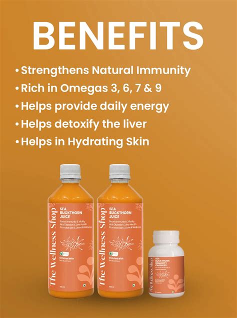 Buy Sea Buckthorn Immune Vitality Combo – Boost Energy | The Wellness Shop