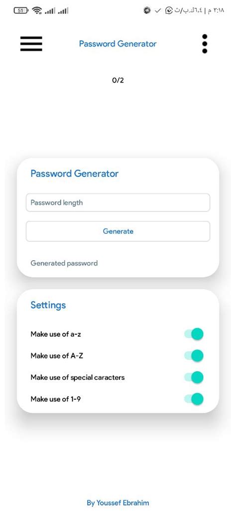 Sketchub • Password Generator