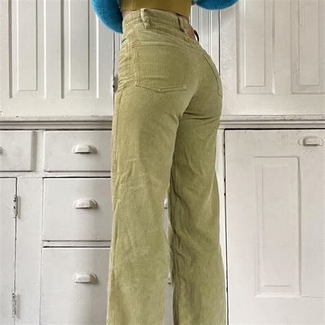 BDG green corduroy pants size w25. Flattering af! I... - Depop