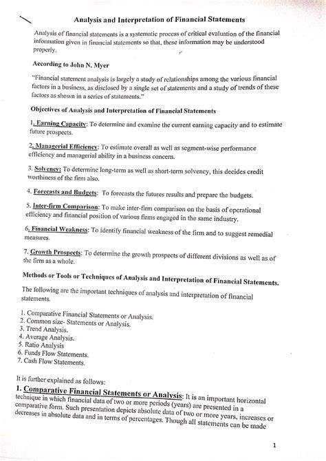 Analysis and interpretation account - Masters of Business ...